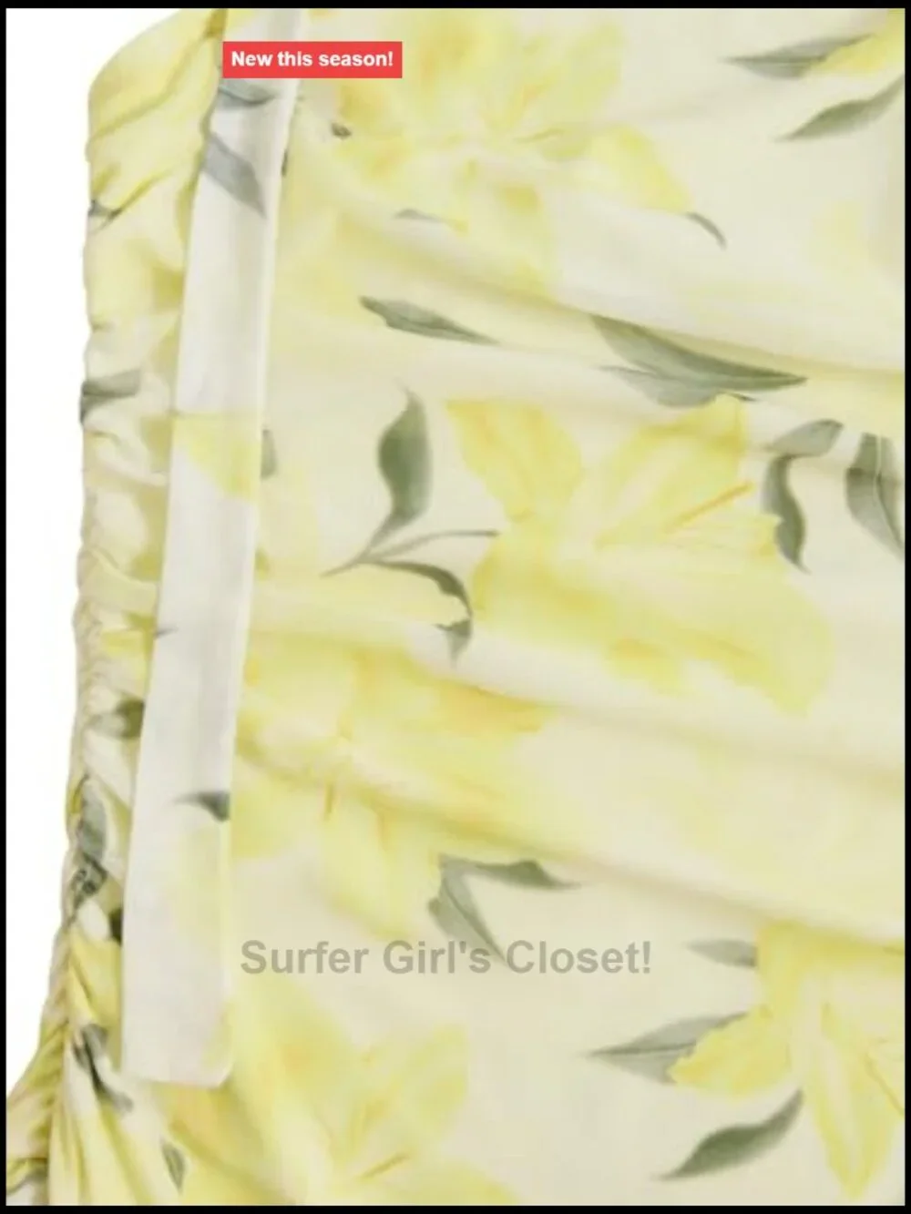 Women's Halter Mini Dress Floral Ruffle Hem Backless Summer
